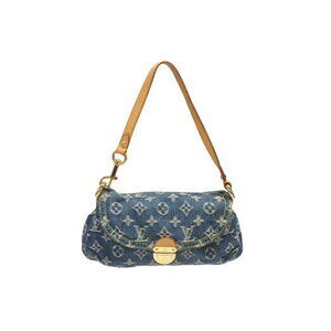 Louis Vuitton Pleaty one shoulder bag Monogram denim leather